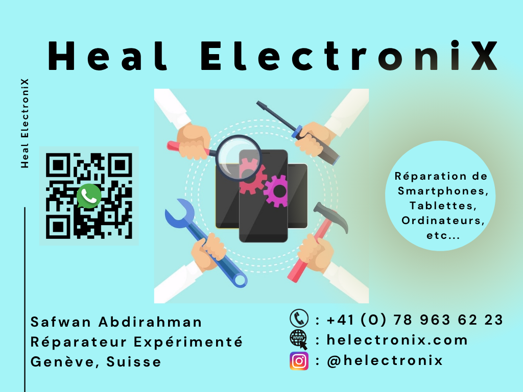 Carte de visite Heal ElectroniX